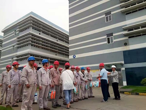 园区总工会送清凉，lysport接棒暖人心